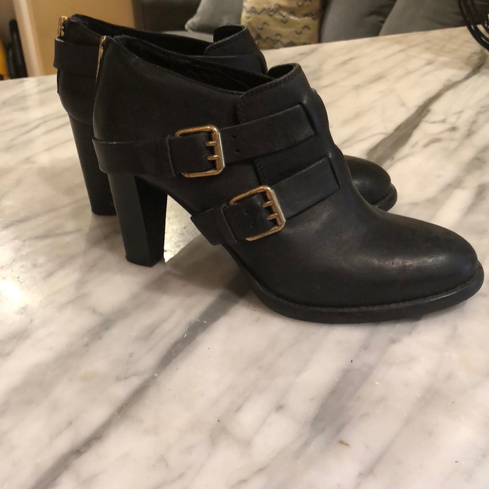 J. Crew Leather Bitten Booties